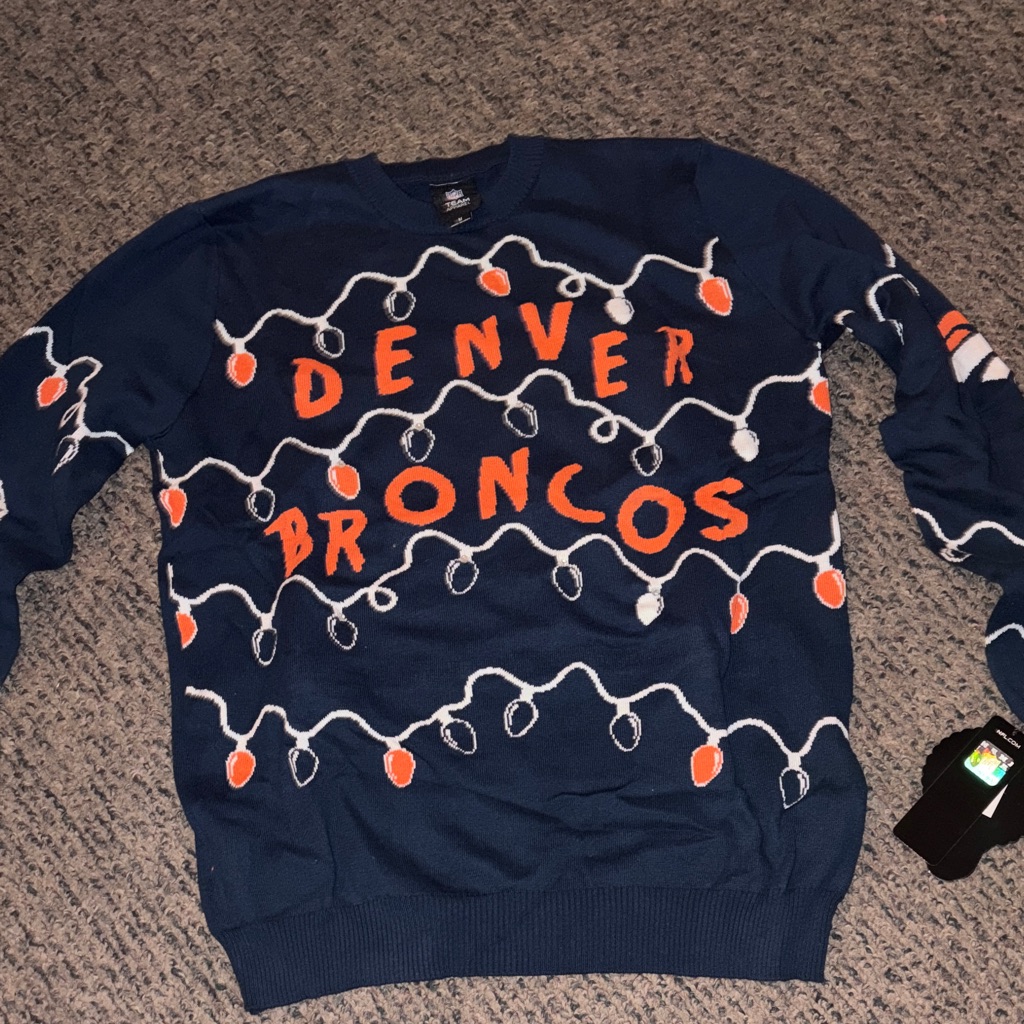 Denver Bronco Light Up Sweater